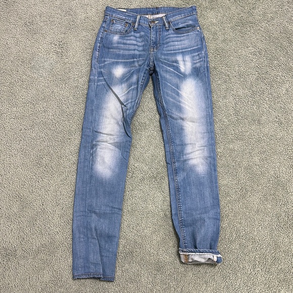 Levi's Jeans Levis 51 Commuter Cycling Jeans Gusseted Crotch Reflective Selvedge Mens Rare